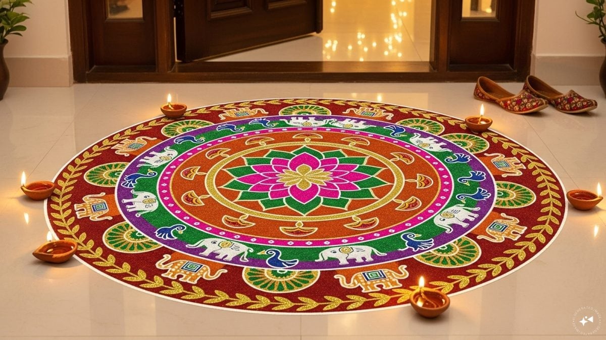 Diwali Done? Here’s How To Peel Off Rangoli Stickers Without Destroying Your Floors | Lifestyle News