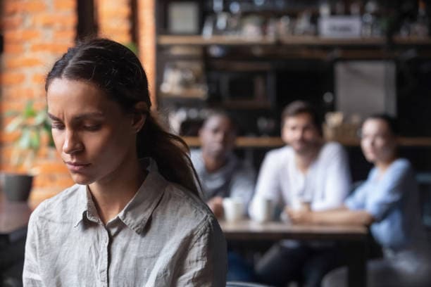 Withdrawing From Others: Avoiding friends, family, or social activities, and feeling disconnected even when surrounded by people. Withdrawing From Others: Avoiding friends, family, or social activities, and feeling disconnected even when surrounded by people.