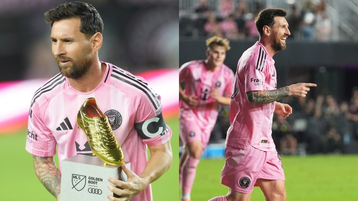 Lionel Messi Receives Golden Boot Award And Then Scores Two Goals To Prove Why He Earned It