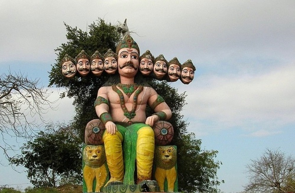 Mandsaur, Madhya Pradesh: Mandsaur is situated at the Madhya Pradesh-Rajasthan border. According to Ramayana, Mandsaur was the paternal home of Ravana’s wife Mandodari and that makes Ravana the son-in-law of Mandsaur. Hence, he is worshipped and respected for his unparalleled knowledge and devout dedication to Lord Shiva. The place also has a 35-foot tall statue of Ravana. On Dussehra, people mourn the death of Ravana and hold prayers. Mandsaur, Madhya Pradesh: Mandsaur is situated at the Madhya Pradesh-Rajasthan border. According to Ramayana, Mandsaur was the paternal home of Ravana’s wife Mandodari and that makes Ravana the son-in-law of Mandsaur. Hence, he is worshipped and respected for his unparalleled knowledge and devout dedication to Lord Shiva. The place also has a 35-foot tall statue of Ravana. On Dussehra, people mourn the death of Ravana and hold prayers.