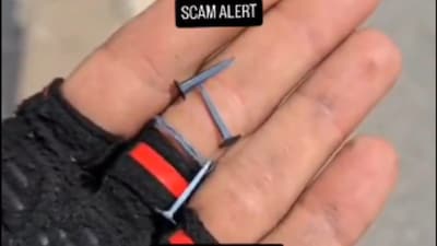 The footage was recorded by a group of travellers returning from an outing. (Screengrab via X)