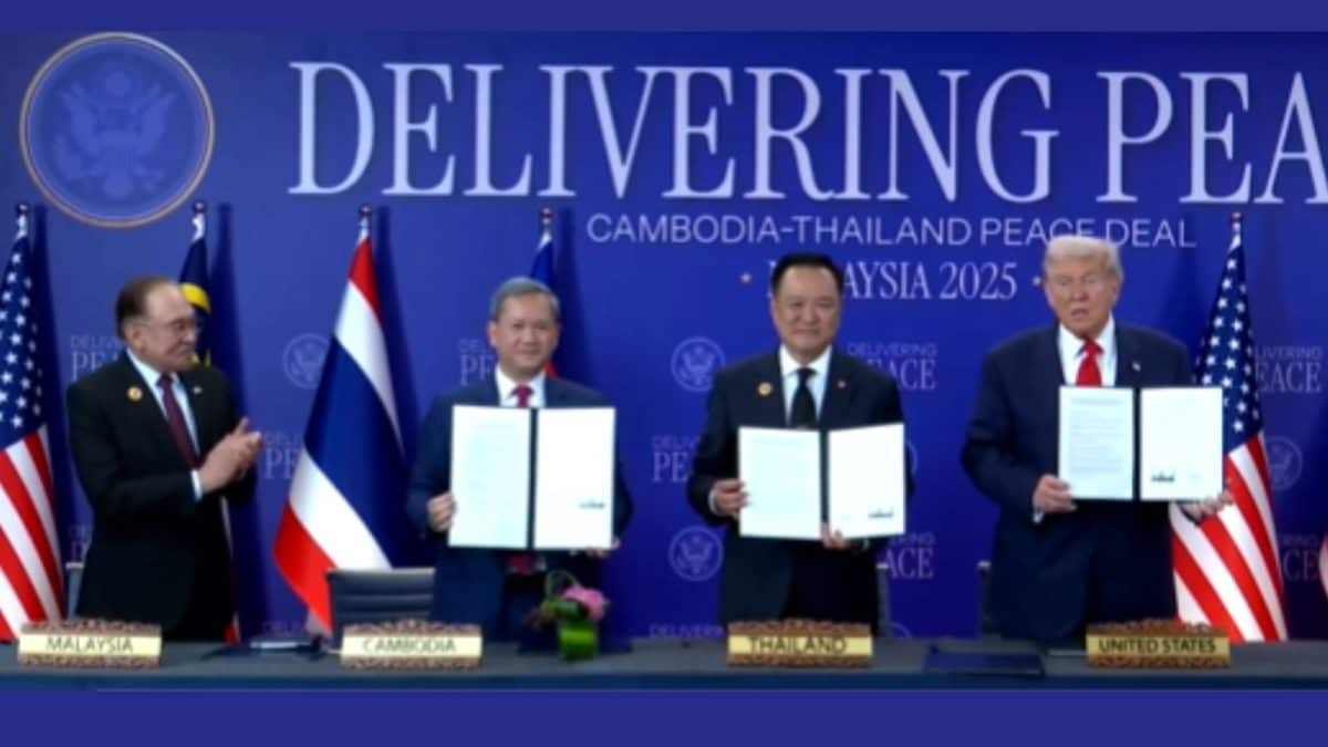 ‘Momentous Day’: US President Trump Oversees Signing Of ‘Historic’ Cambodia-Thailand Peace Deal