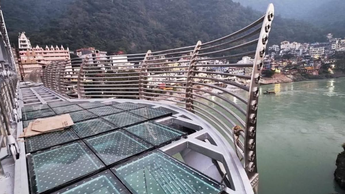 Rishikesh’s Lakshman Jhula To Be Replaced By...: Iconic Glass Bridge Nears Completion — Similar Projects Across India