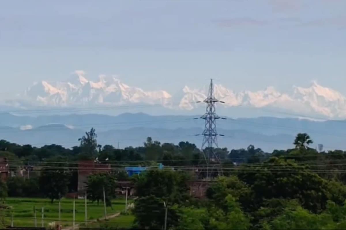 Himalayan View Visible From Bihar After Rains