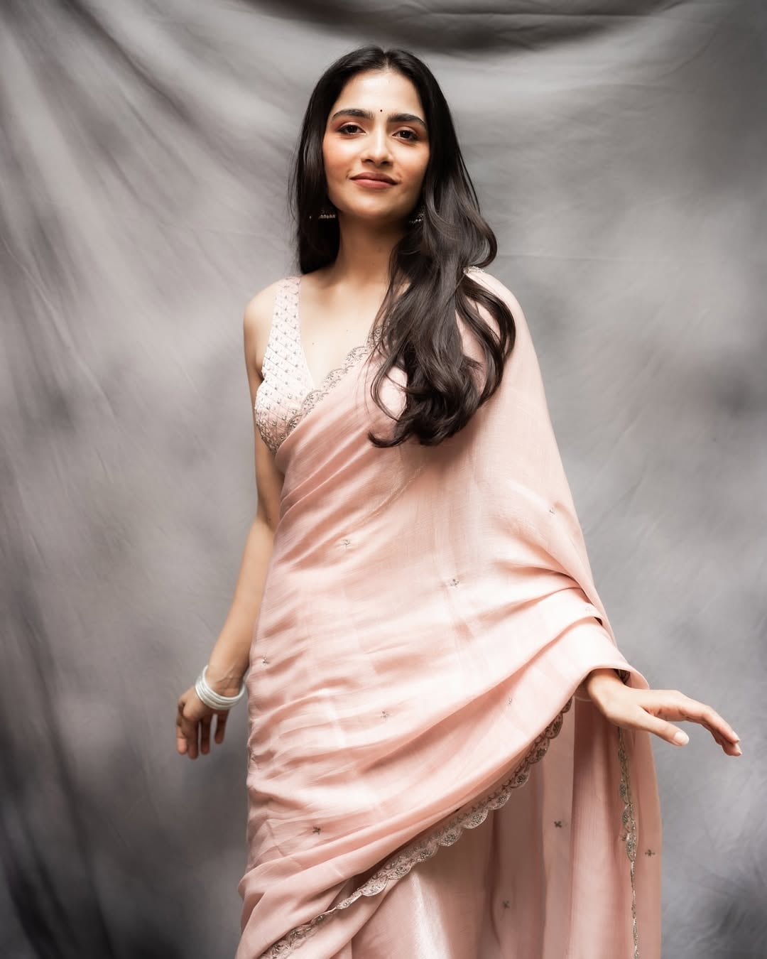 Kantara Chapter 1 Star Rukmini Vasanth's Gorgeous Saree Blouse Designs Kantara Chapter 1 Star Rukmini Vasanth's Gorgeous Saree Blouse Designs