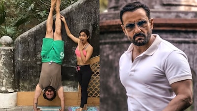 The 3 yoga poses enhance Saif Ali Khan's strength, agility, and balance. (News18)