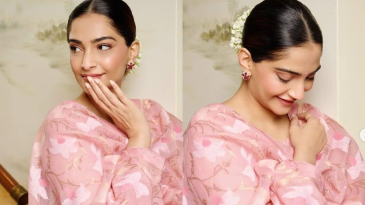 Organza Saree To Floral Couture, Sonam Kapoor’s Dubai Outfits Spell Timeless Grace