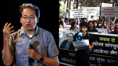 Ladakh activists have been demanding the immediate release of Sonam Wangchuk since the deadly pro-statehood protests. (PTI/File)