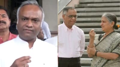  Infosys founder Narayana Murthy and Sudha Murthy