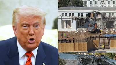 Donald Trump assured that the new construction would not affect the historical aspects of the White House. (News18 Hindi)