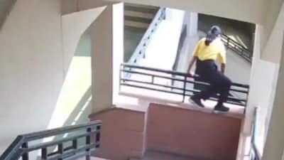 A Class 4 student took her life after falling from the fourth floor of the school building. (Image: X)