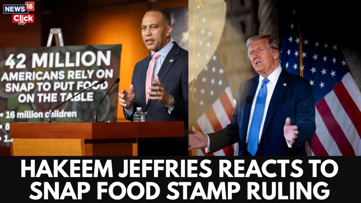 Hakeem Jeffries Slams Trump Over SNAP Ruling: “Should Not Weaponize Hunger” | US News | N18G