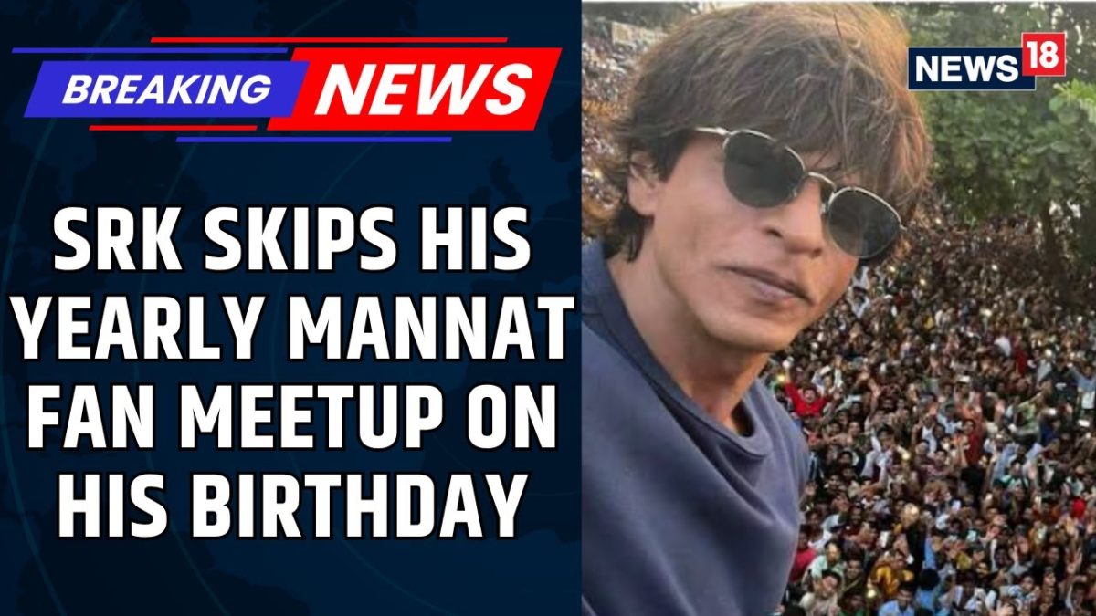 Shah Rukh Khan Not To Greet Fans At Mannat This Year On His Birthday, Apologises To People