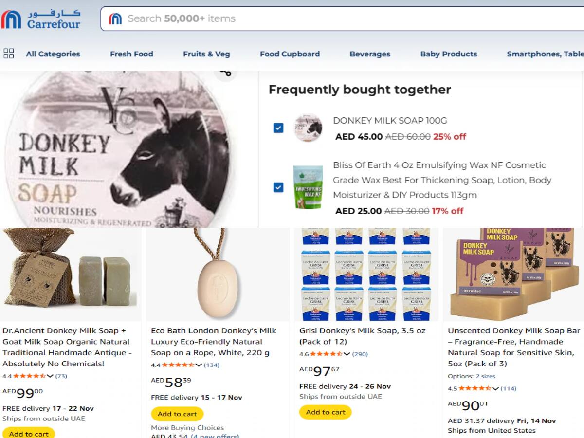 dubai demand donkey milk soap benefits price viral news