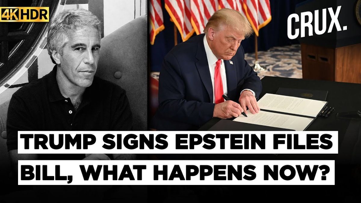 Donald Trump Signs Bill To Release All Epstein Files Bill, DOJ Gets 30 ...