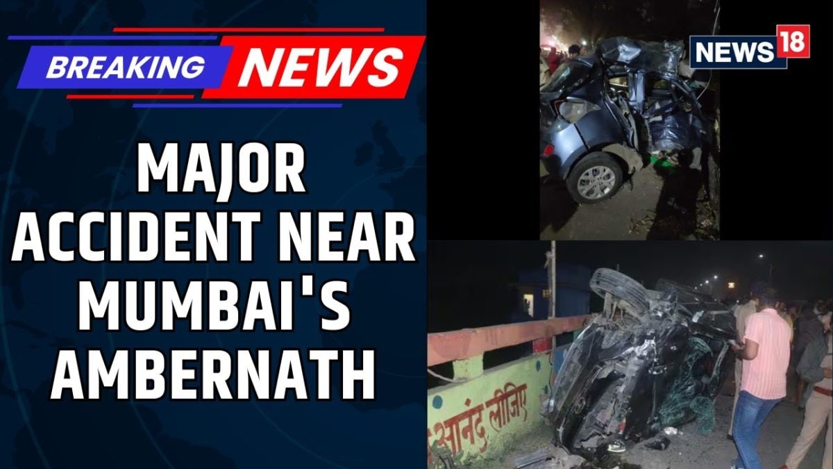 Major Accident Near Mumbai's Ambernath; Speeding Car Rams Into Bikes ...