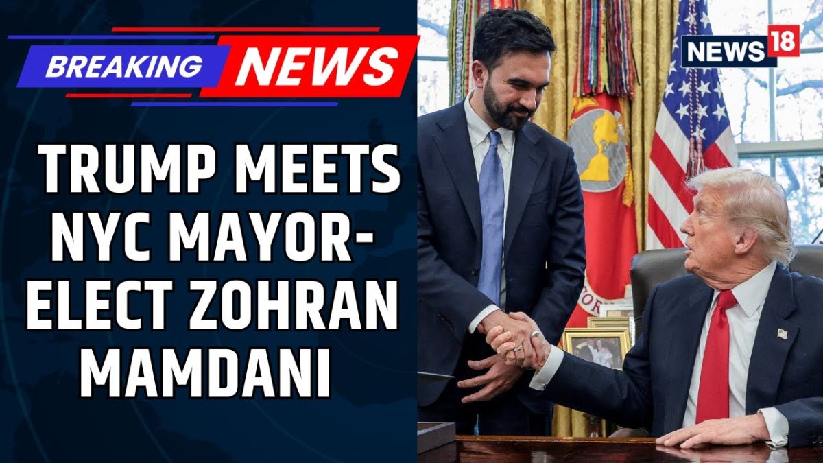 US President Donald Trump Meets NYC Mayor-Elect Zohran Mamdani At The Oval Office | News18