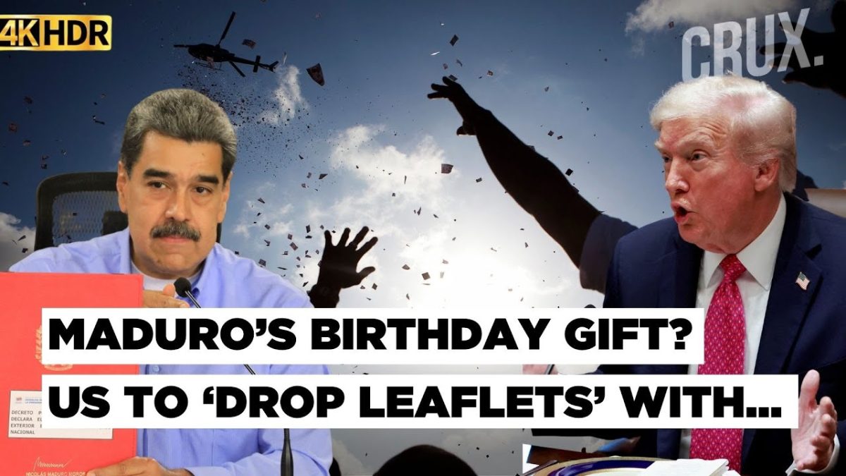 US to Launch New Phase of Venezuela Military Ops, Plans 'leaflet Drop' Tactic to Pressure Maduro |4K