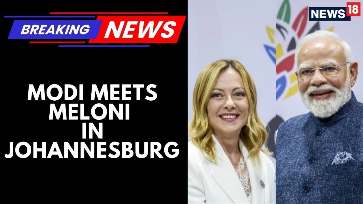PM Modi Meets Italian PM Giorgia Meloni in Johannesburg, India-Italy Strengthen Anti-Terror Co-op