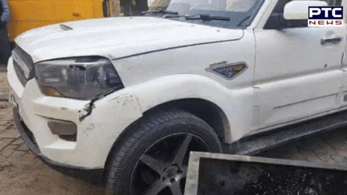 CCTV Captures Punjab Ambush: Gunmen Chase SUV, Riddle It With Bullets ...