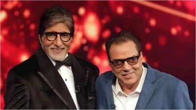 Amitabh Bachchan and Dharmendra worked together in Sholay.