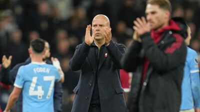 Liverpool manager Arne Slot (AP)