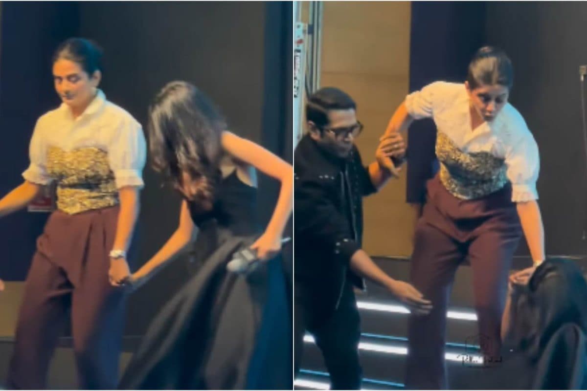 Ashlesha Thakur Falls Down Stairs At Family Man 3 Trailer Launch, Co-Stars Come To Her Rescue | Video