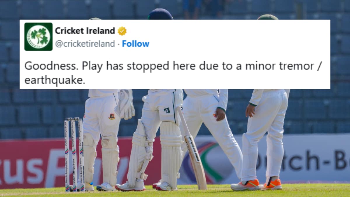 Terremoto detiene el segundo Test entre Bangladesh e Irlanda en Dhaka