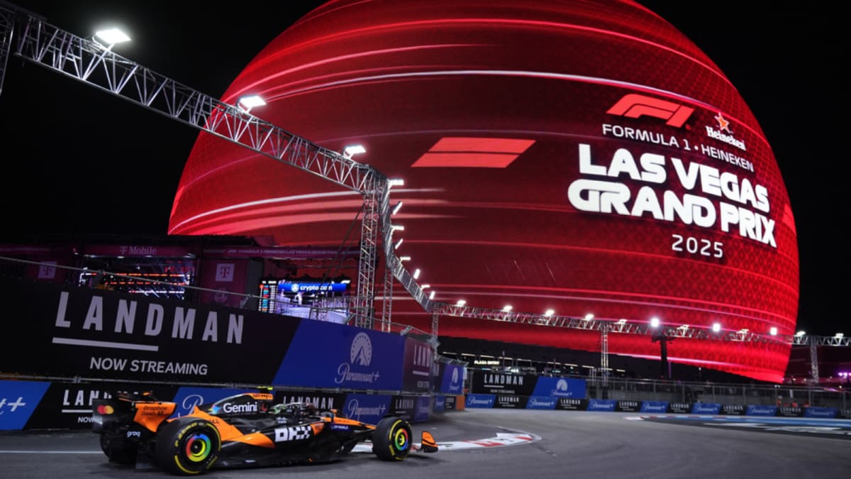 F1: Lando Norris Sets Fastest Lap In Las Vegas GP Practice Despite Late Red Flags