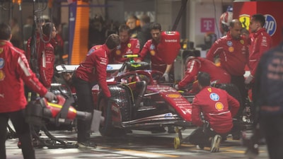 Grid Question Html Bollard Blow-Up: Stray Cone Sends Hamilton To Back of Las Vegas GP Grid ...