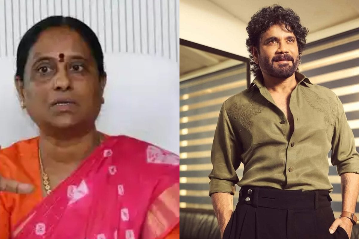 Minister Konda Surekha Publicly Apologises To Nagarjuna Akkineni A Year  After Derogatory Remarks | Regional Cinema News - News18