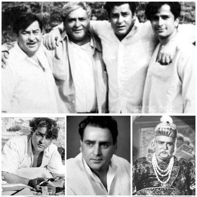 From Prithviraj to his sons, grandsons/granddaughters and great-grandsons/great-granddaughters, five generations of the Kapoor clan have now acted in Bollywood films. From Prithviraj to his sons, grandsons/granddaughters and great-grandsons/great-granddaughters, five generations of the Kapoor clan have now acted in Bollywood films.