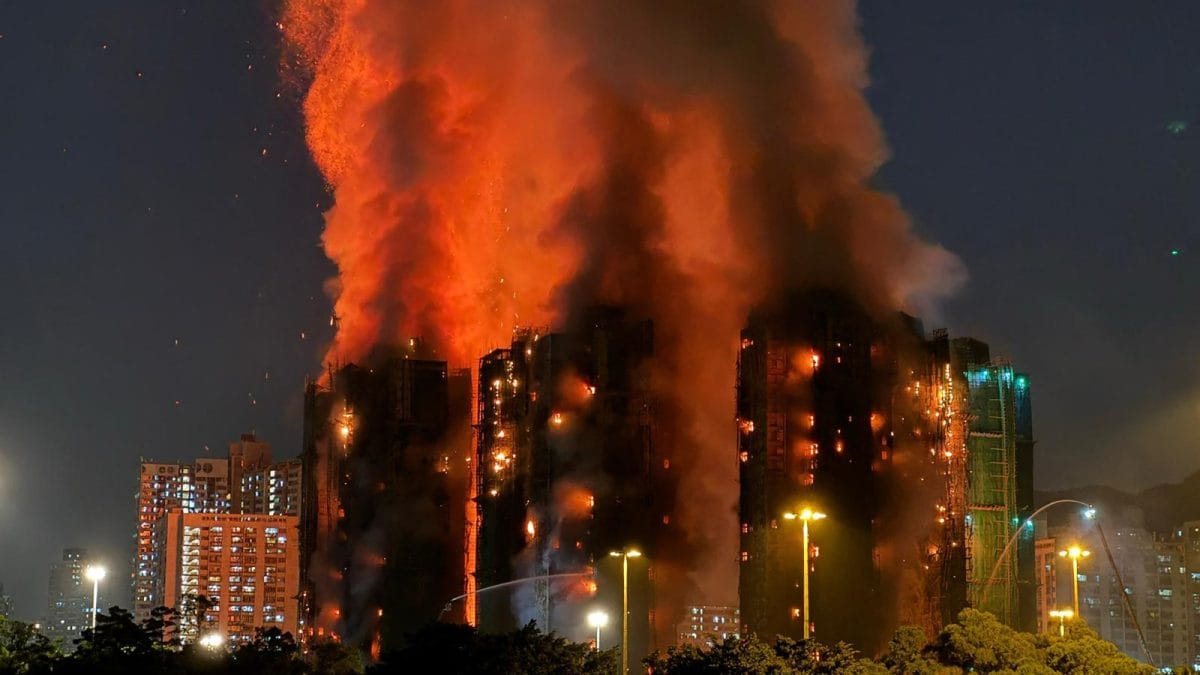 36 Dead As Massive Fire Engulfs Hong Kong Residential Towers, Dozens Hospitalised