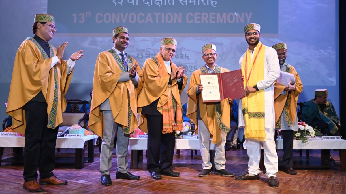 IIT Mandi Marks 13th Convocation With 604 Graduates, 26% of Them Women