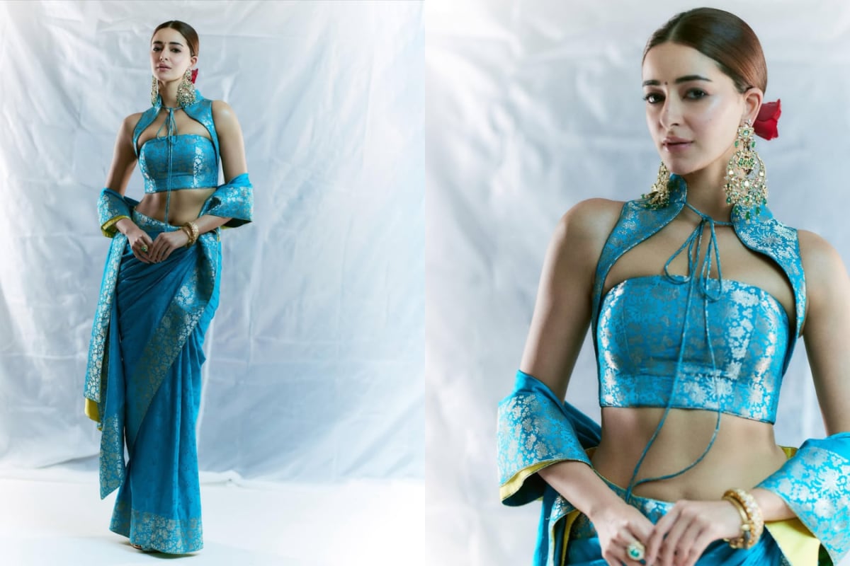 Ananya Panday Reimagines Banarasi Elegance In A Stunning Ekaya Saree