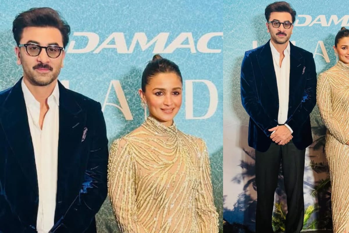 Alia Bhatt Stuns In Vintage Bob Mackie ‘Naked Dress’ In Dubai; Ranbir Kapoor Complements In Velvet Tux