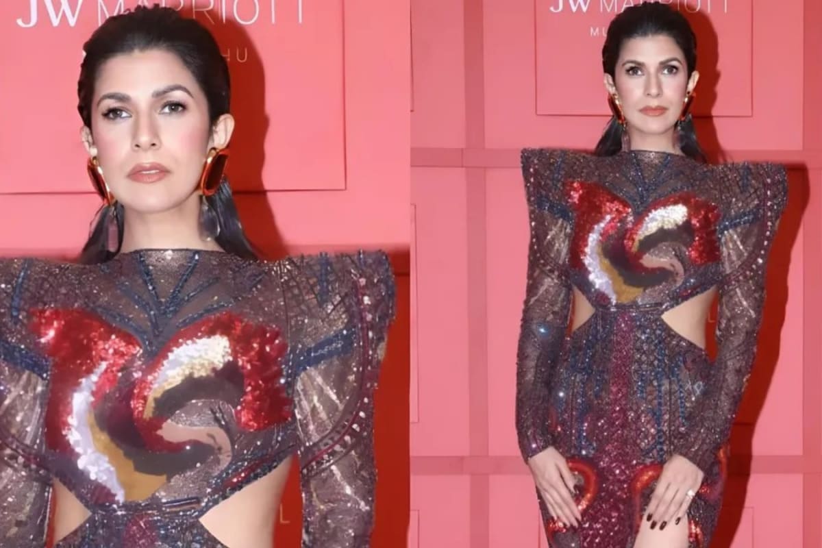 Nimrat Kaur Embraces Futuristic Glam In A Falguni Shane Peacock Gown