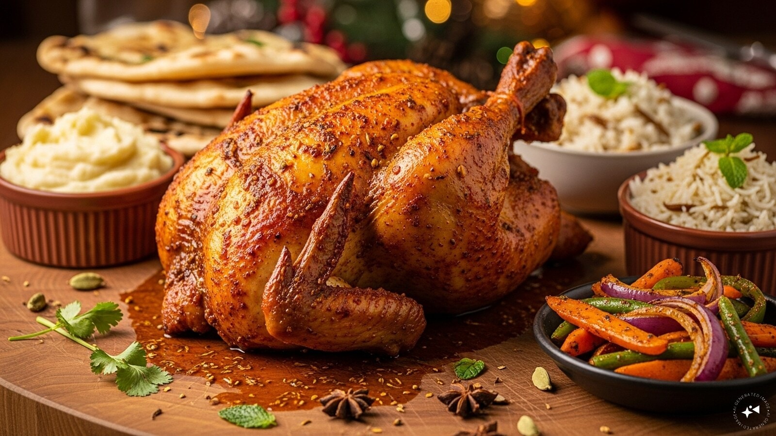 Spice up Thanksgiving with this Indian Masala Roasted Chicken Recipe