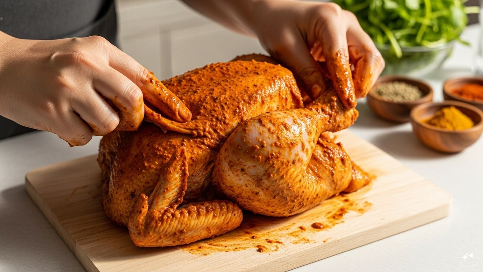 Spice up Thanksgiving with this Indian Masala Roasted Chicken Recipe