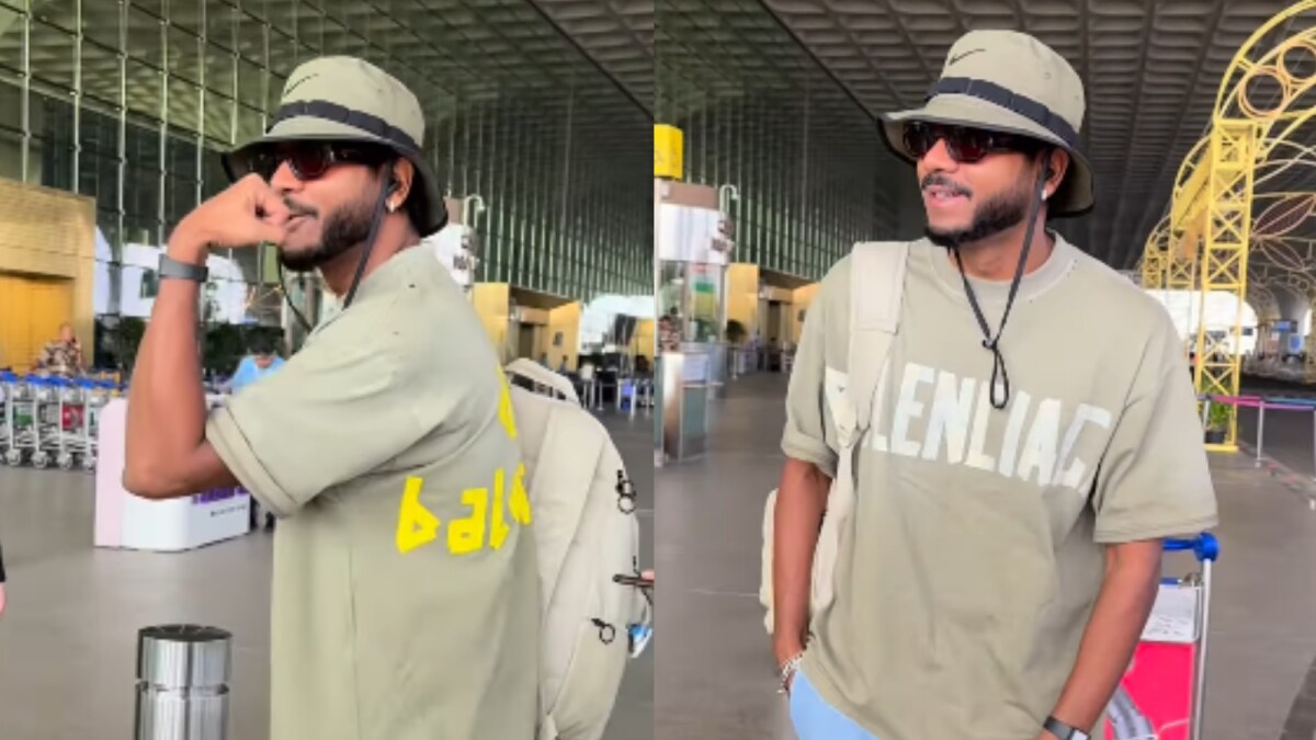 King Makes Rare Appearance at Mumbai Airport in Safari Hat