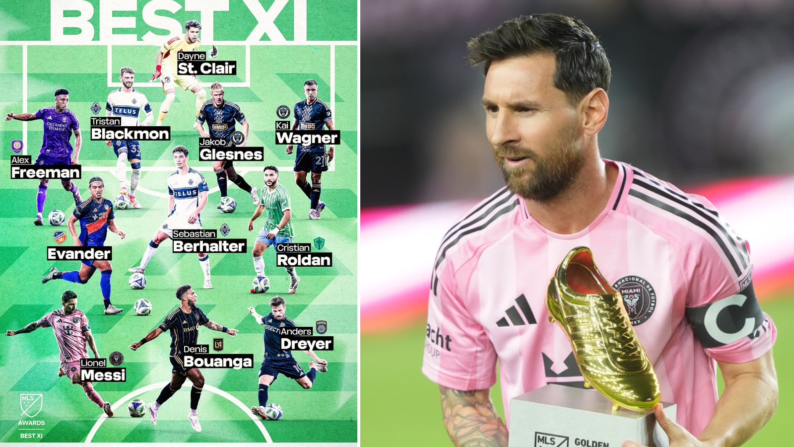 Lionel Messi Leads MLS Best XI 2025: Inter Miami Star Makes History With...