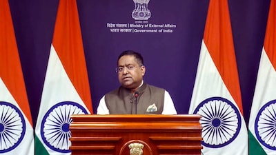 Ministry of External Affairs (MEA) Spokesperson Randhir Jaiswal. (PTI file photo)