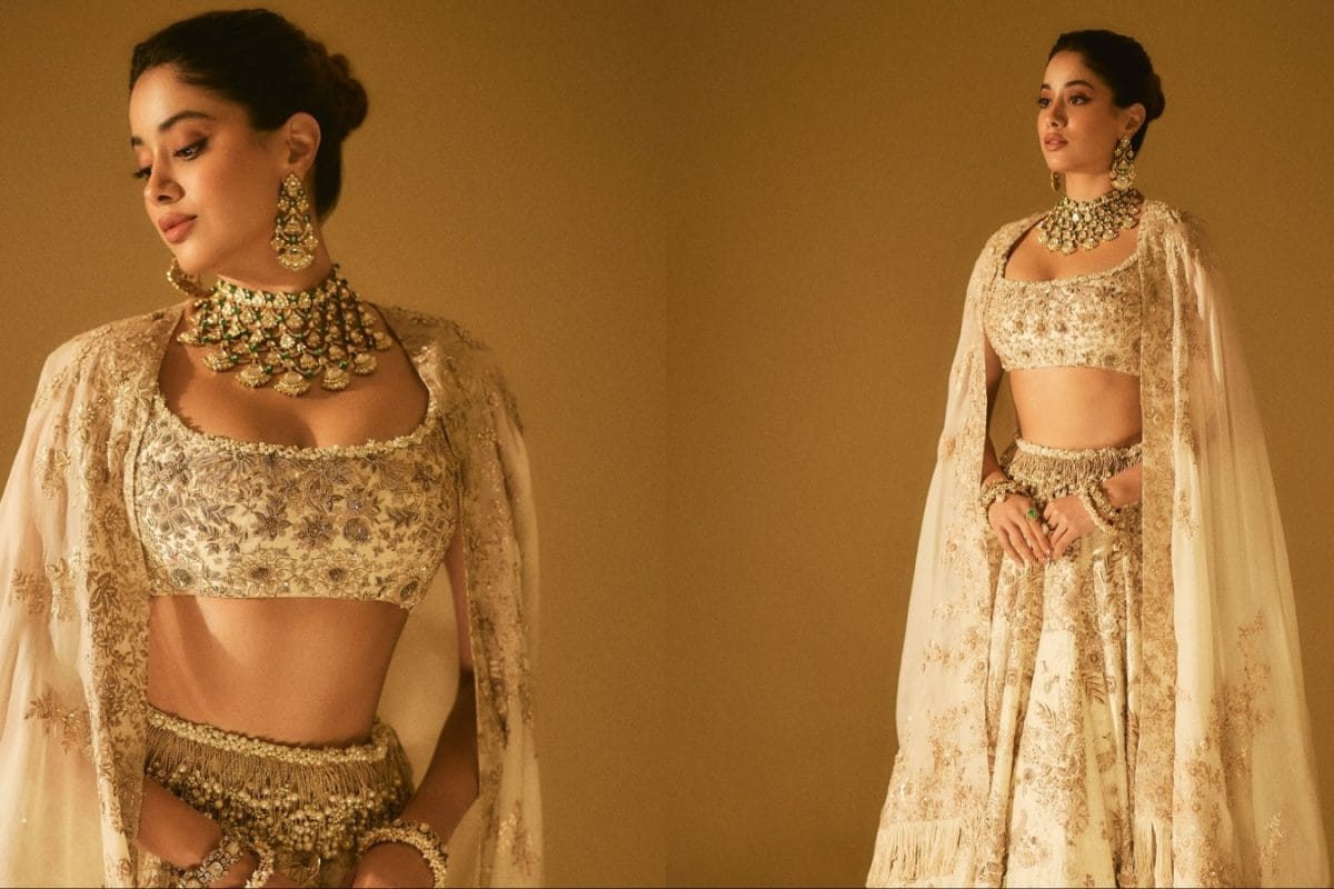 Janhvi Kapoor’s Ivory Anamika Khanna Look Is The New Moodboard For Modern Brides
