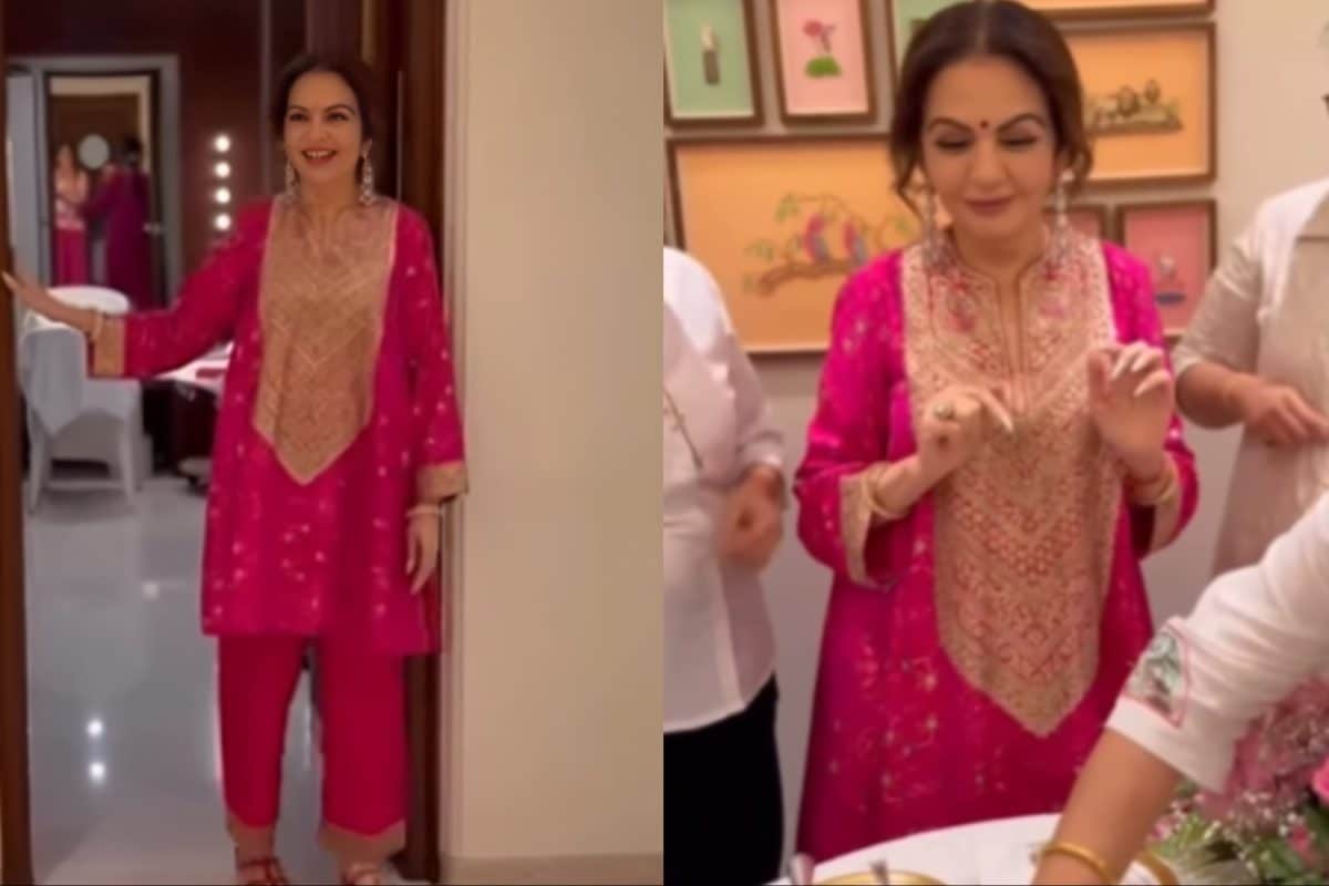 Nita Ambani Ditches The Saree For A Rani Pink Suit That Redefines Festive Chic