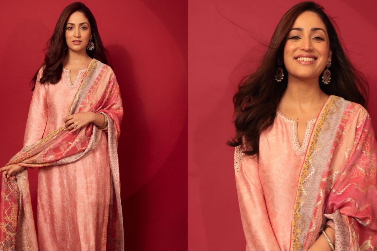 Yami Gautam’s Rs 13K Blush Pink Suit Look Is Soft, Serene, And Stunning