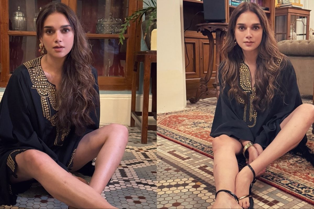 Aditi Rao Hydari’s Minimalist Black Tunic Is The Definition Of Modern Elegance