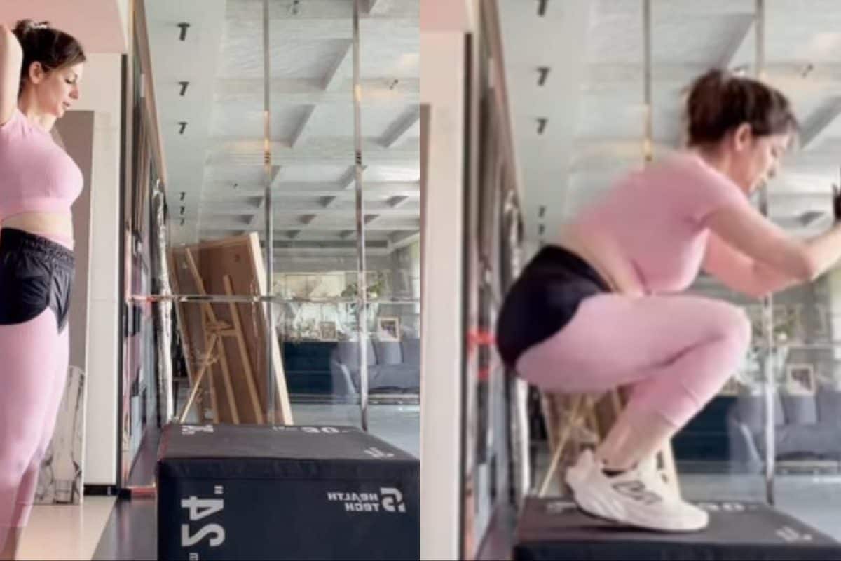 Sussanne Khan’s Box Jump Routine Is The Motivation Boost You Need Today