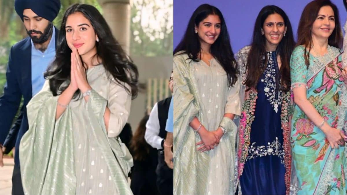 Radhika Merchant Redefines Power Dressing In A Minimal Mint Suit At NSE Event