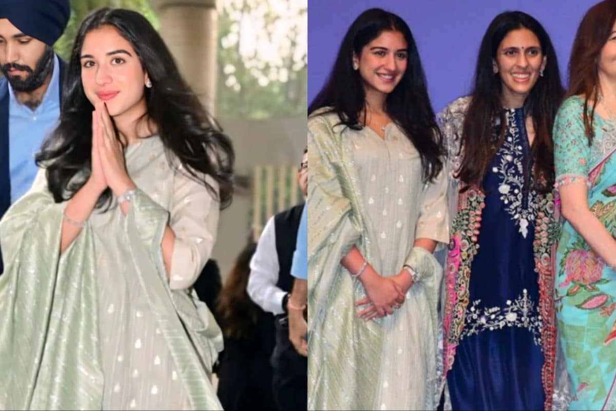 Radhika Merchant Redefines Power Dressing In A Minimal Mint Suit At NSE Event