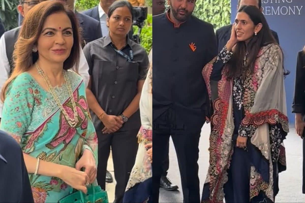 Nita Ambani Blooms In Sea-Green Saree And Shloka Mehta Goes Contemporary Chic